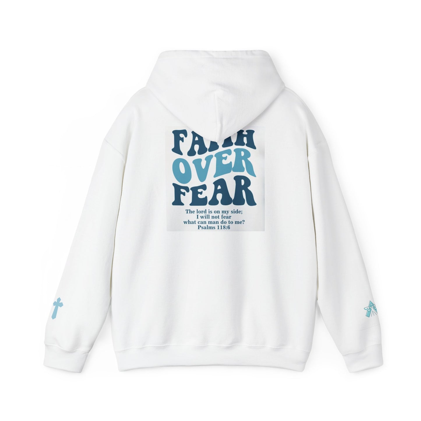 Faith Over Fear Premium Unisex Heavy Blend™ Hooded Sweatshirt