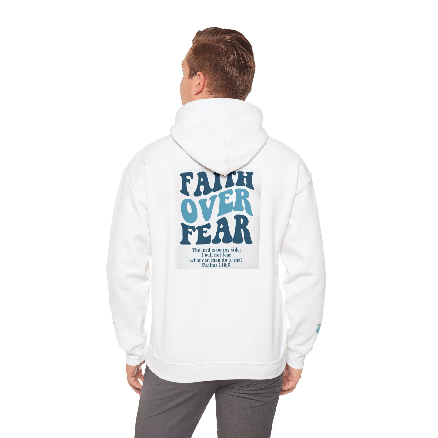 Faith Over Fear Premium Unisex Heavy Blend™ Hooded Sweatshirt